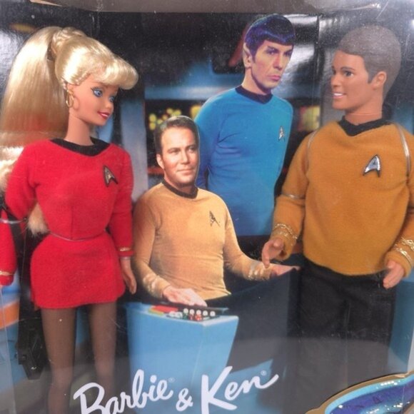 STAR TREK 30th Anniversary Mattel Barbie &‎ Ken Gift Set Collectors 1996 #15006 - Picture 11 of 11
